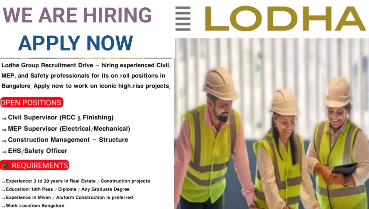 Lodha Group Recruitment Drive