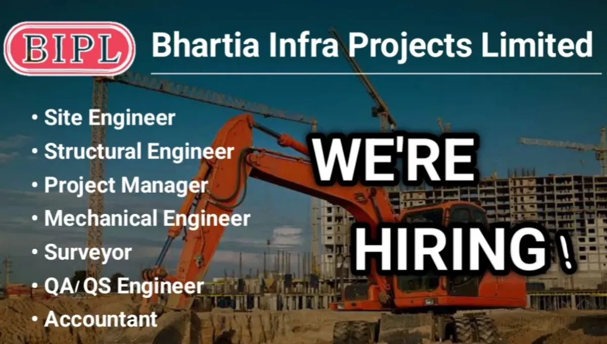 Bhartia Infra Projects Ltd Latest Job