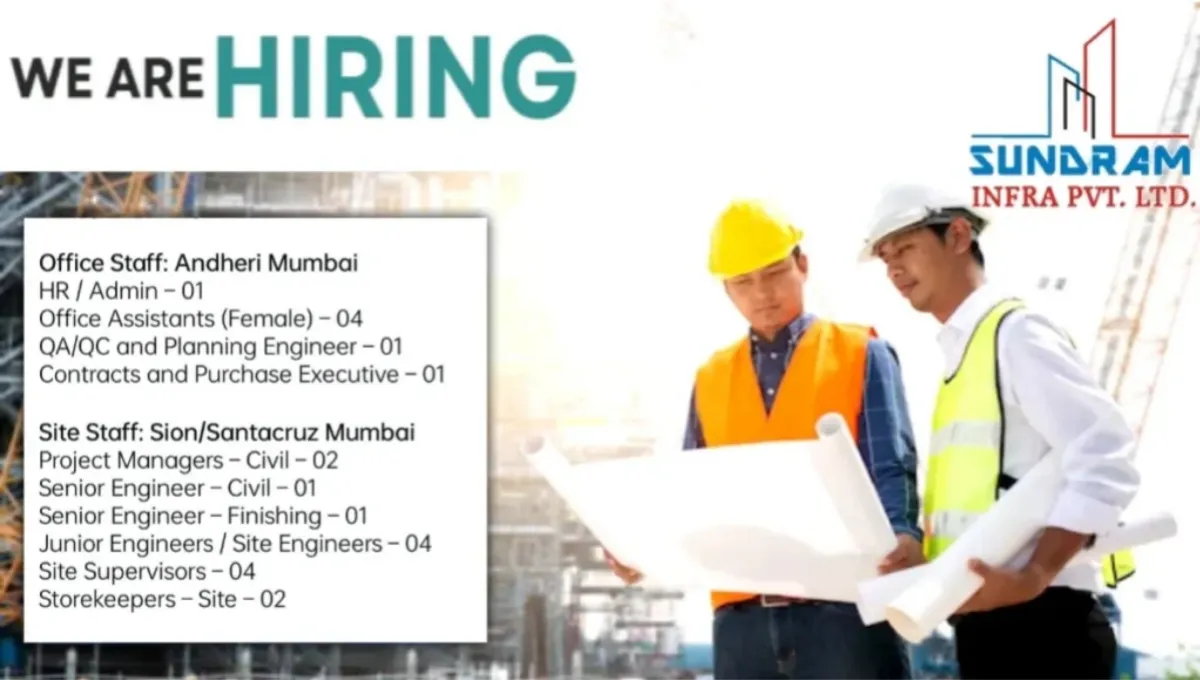 Sundram Infra Pvt Ltd Vacancy