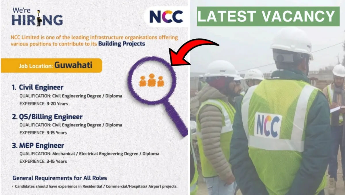 NCC Limited Recruitment 2025