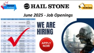 Hailstone June 2025 Job Openings