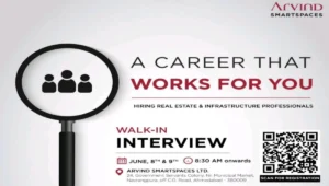 Arvind SmartSpaces Walk-In Interview
