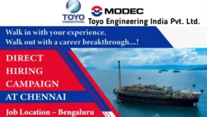 Toyo Engineering India Walk-in Drive