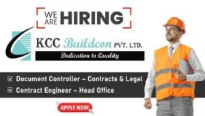 Latest Jobs at KCC Buildcon Pvt Ltd