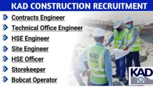 KAD Construction UAE Hiring Now