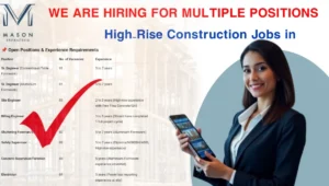 Multiple Job Openings at Mason Infratech Limited