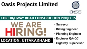 Oasis Projects Ltd Hiring