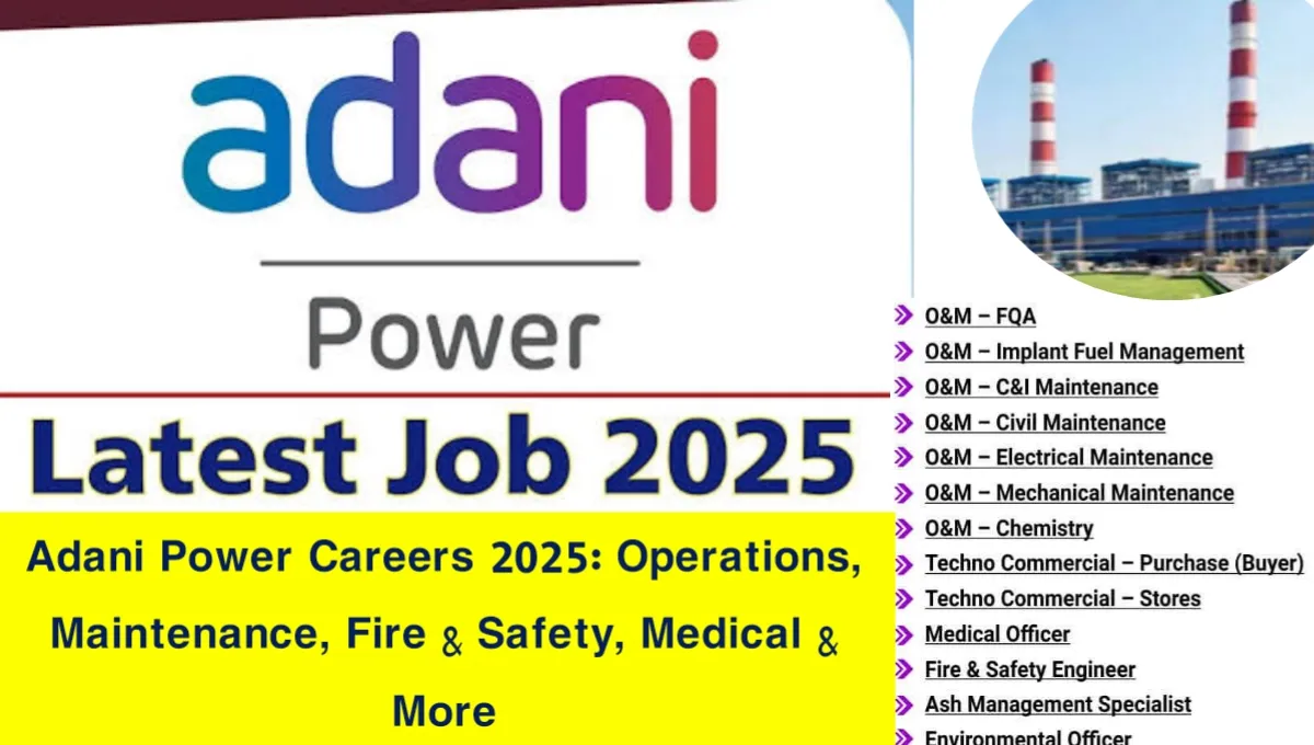 Adani Power Careers 2025