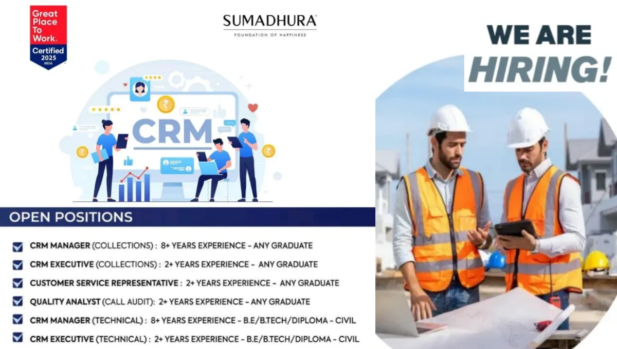 Sumadhura Group Hiring
