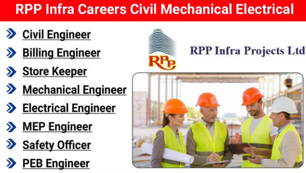 RPP Infra Projects Ltd Careers