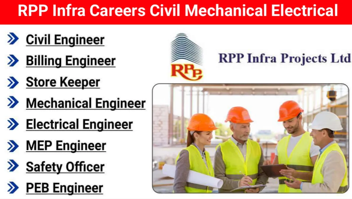 RPP Infra Projects Ltd Careers