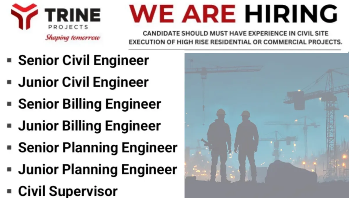 Trine Projects India Pvt Ltd Hiring 2025