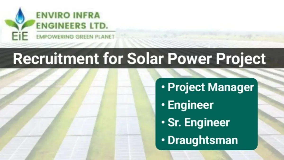 Job Openings at Enviro Infra Engineers Ltd