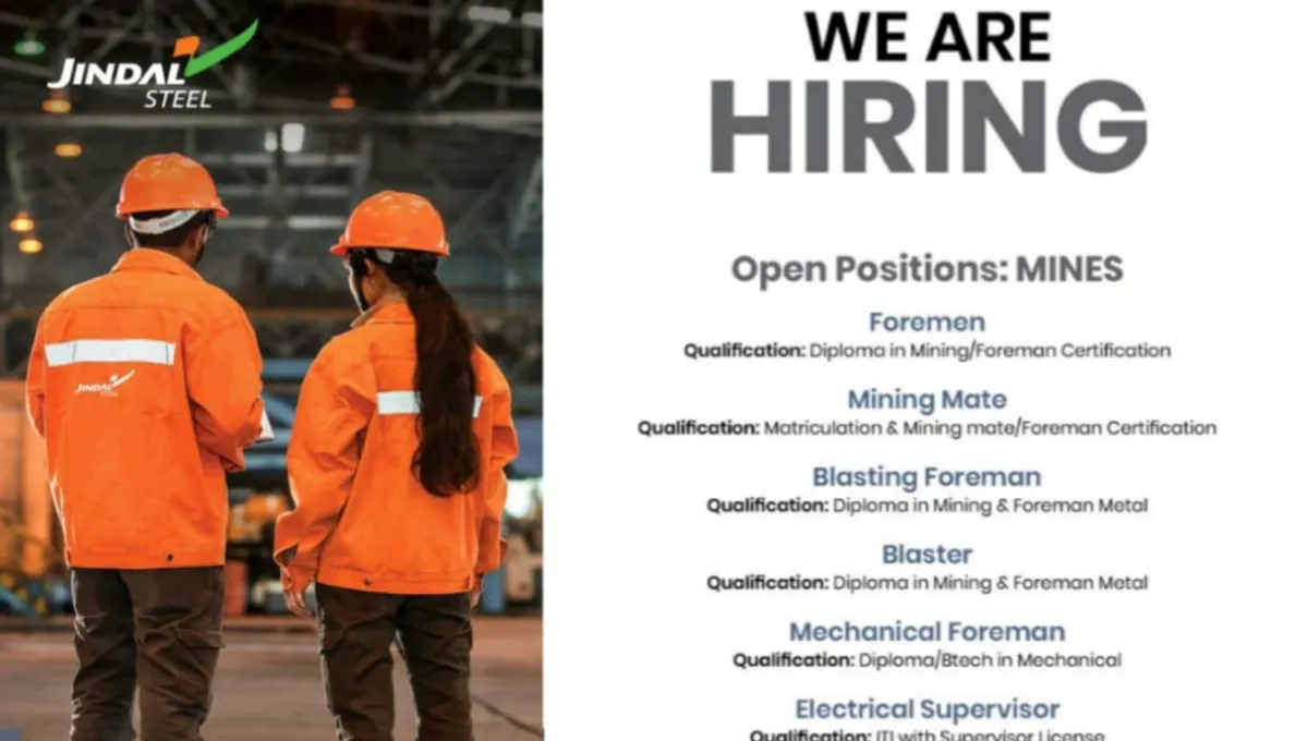 Jindal Steel Recruitment 2025