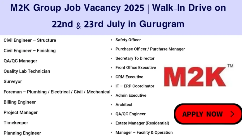 M2K Group Walk-In Drive July 2025