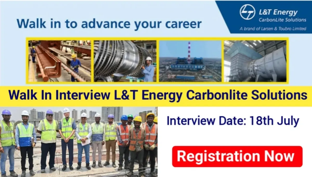 Walk-In Interview L&T Energy Carbonlite Solutions