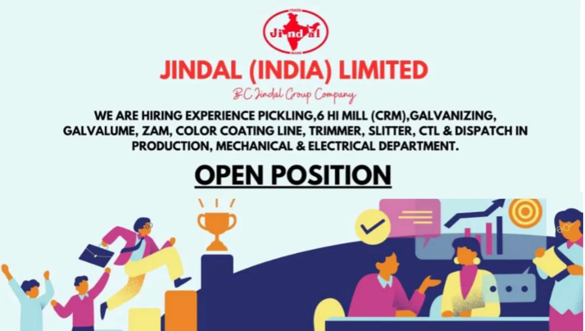 Jindal (India) Limited Job Vacancy 2025