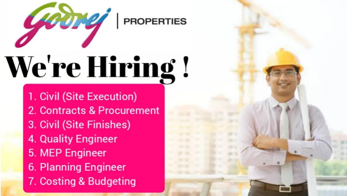 Godrej Properties Ltd Latest Vacancy 2025