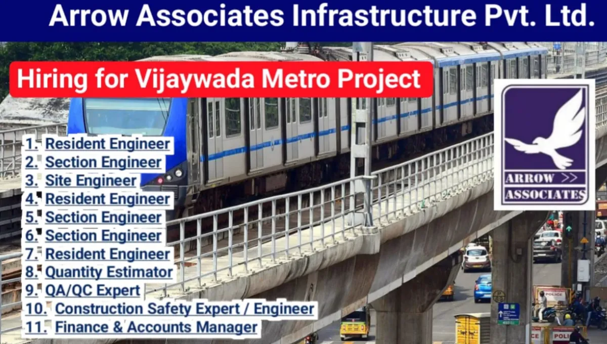 Arrow Associates Infrastructure Pvt Ltd Hiring 2025