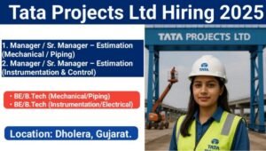 Tata Projects Recruitment 2025