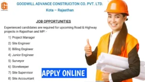 Goodwill Advance Construction Job Vacancy 2025