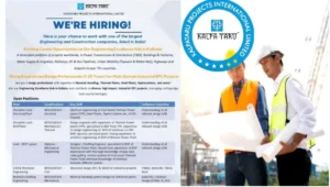 Kalpataru Projects Recruitment