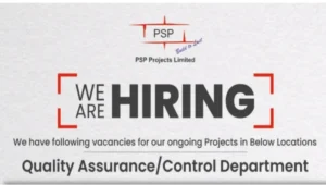 PSP Projects Ltd Latest Vacancy