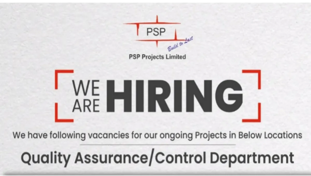 PSP Projects Ltd Latest Vacancy