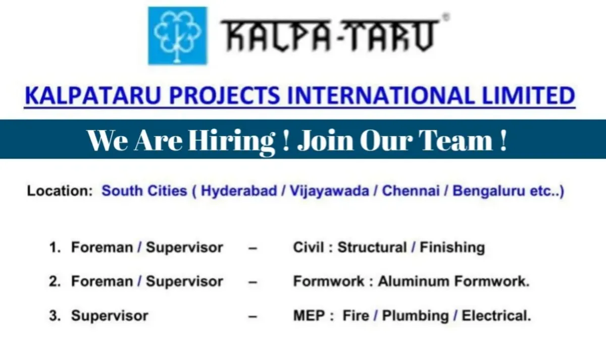 Kalpataru Projects Walk-in Drive 2025