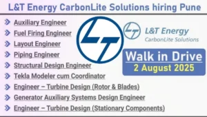 L&T Energy CarbonLite Walk-in Recruitment