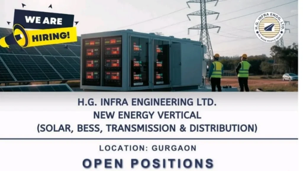 HG Infra Engineering Ltd Hiring for Gurgaon