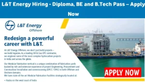 L&T Energy Offshore Careers