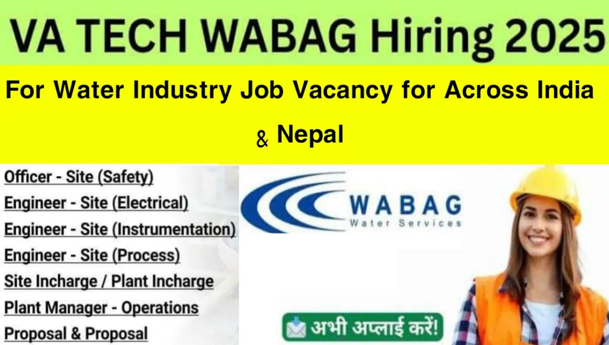 WABAG India Job Vacancies 2025
