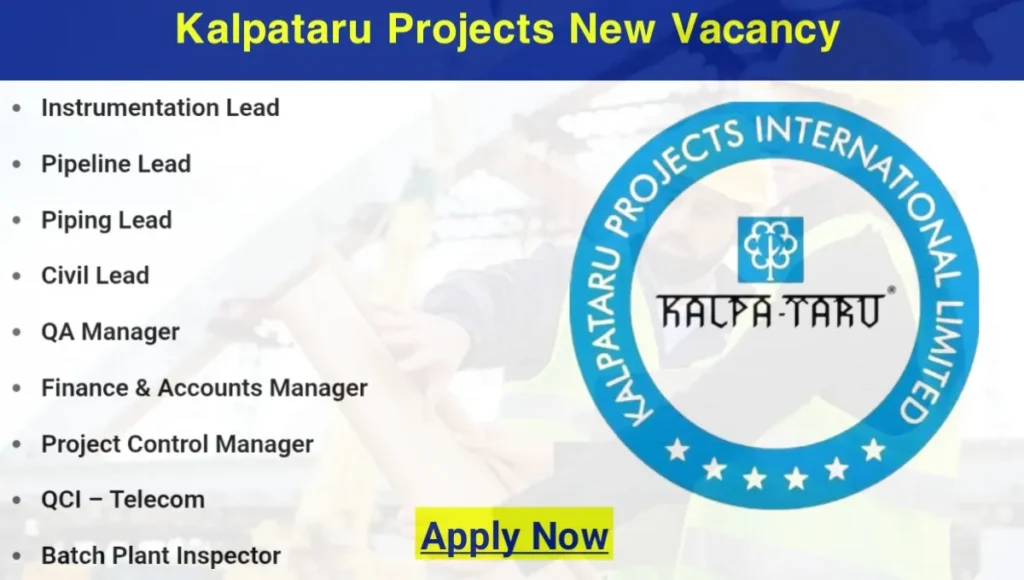 Urgent Requirement at Kalpataru Projects Ltd