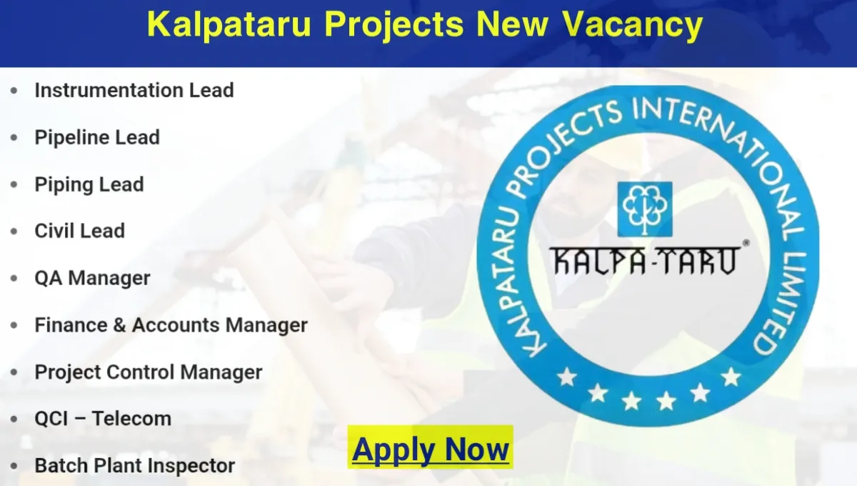 Urgent Requirement at Kalpataru Projects Ltd
