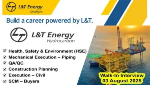 L&T Energy Recruitment Drive 2025