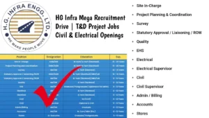 HG Infra Mega Recruitment Drive