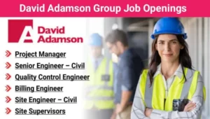 David Adamson Group Job Vacancy