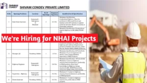 Shivam Condev Pvt Ltd Hiring