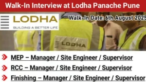 Lodha Group Walk-In Interview