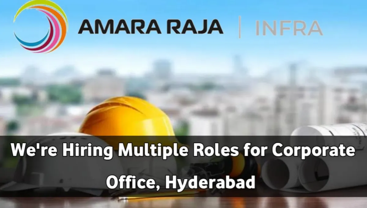 Explore Job Vacancy at Amara Raja Infra