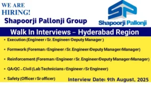 Shapoorji Pallonji Group Walk-In Interviews