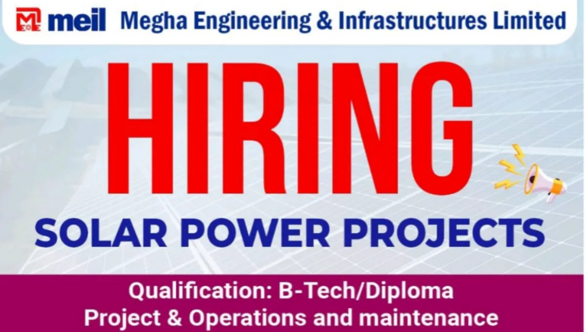 Megha Engineering & Infrastructure Ltd Careers