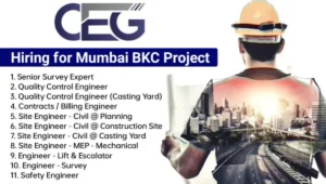Hiring for Mumbai BKC Project