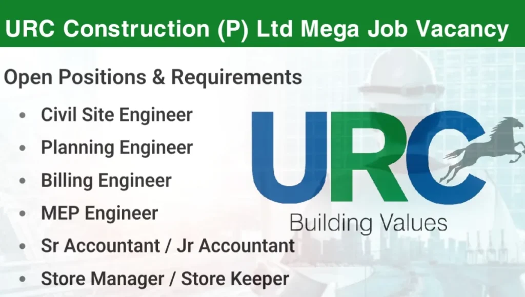URC Construction Jobs 2025