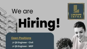 Lakshmi Infra Recruitment 2025