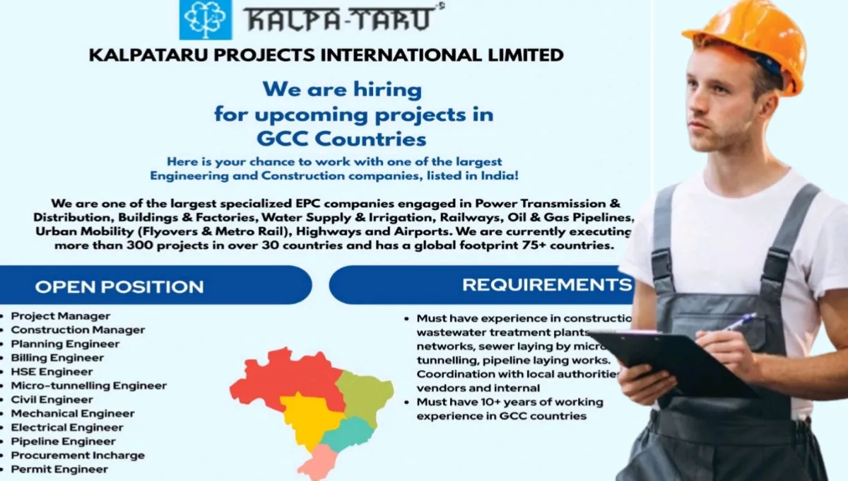 Kalpataru Projects International Ltd Hiring