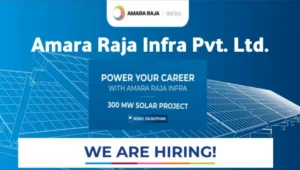 Amara Raja Infra Job Openings