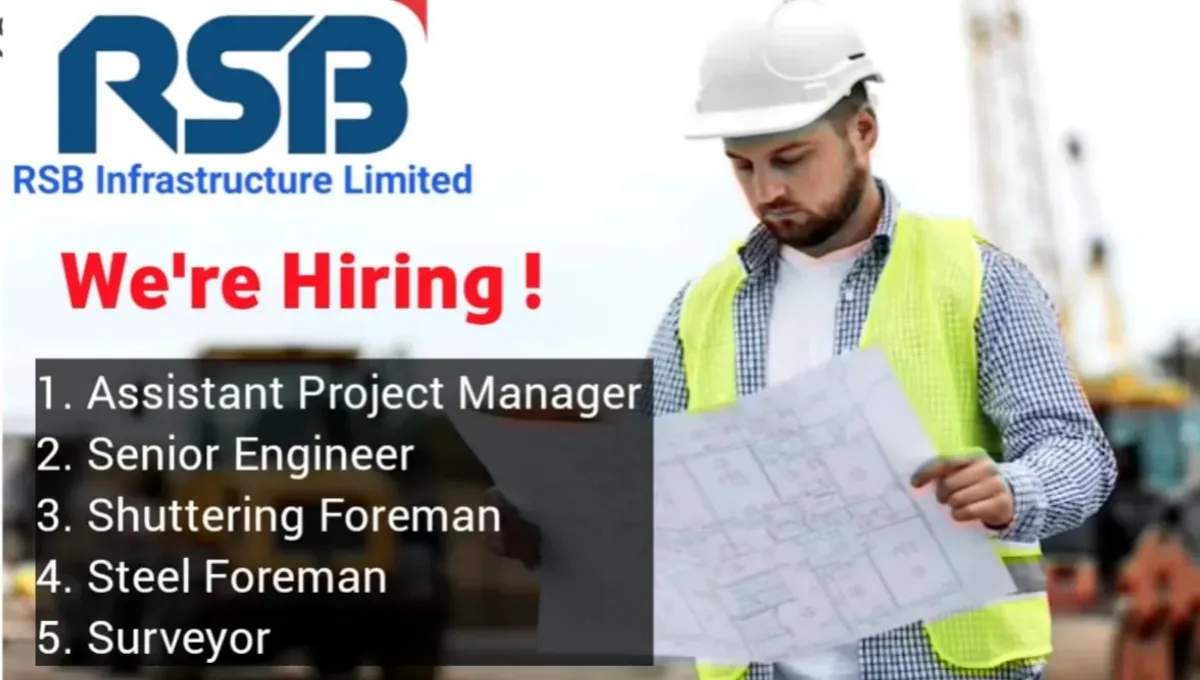 RSB Infrastructure Pvt Ltd Vacancy