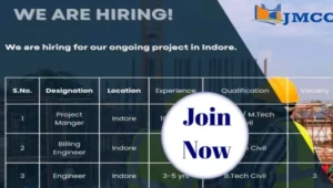 JMCC Infra Projects Jobs in Indore